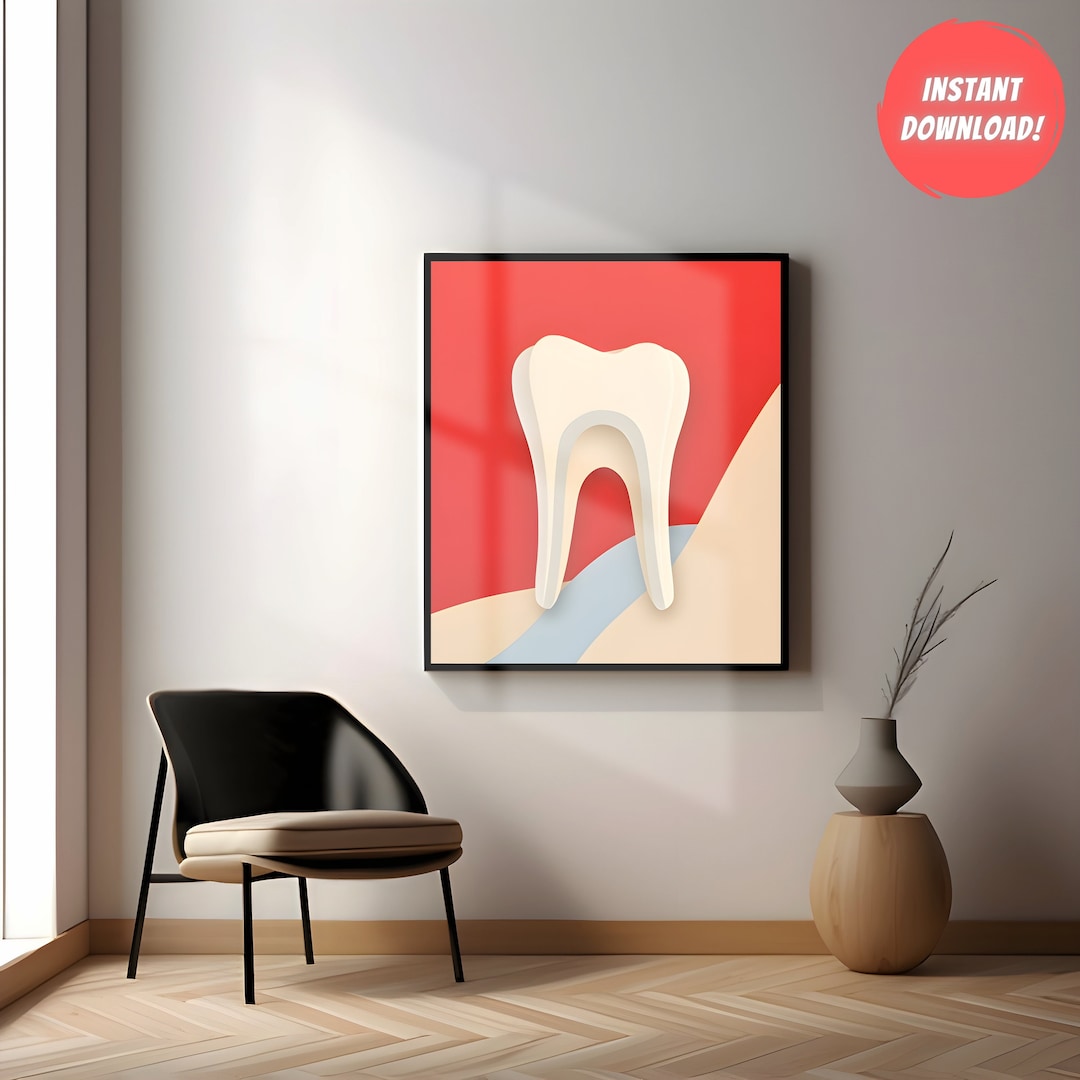 Dental Wall Art for Dental Office Wall Decor for Dentist Gift Etsy