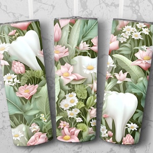 Zahnbecher für Zahnarzthelferin Geschenk für Zahnarzthelferin Becher Design 20 Unzen Sublimationsbecher für Zahnhygienikerin 30 Unzen PNG
