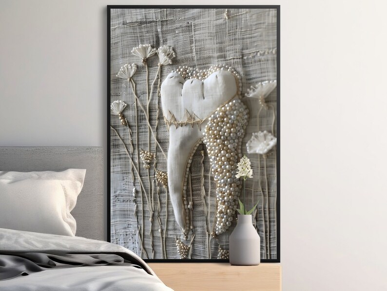 Dental Wall Art for Dental Office Wall Decor for Dentist Gift Colorful ...