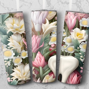 Zahnbecher für Zahnarzthelferin Geschenk für Zahnarzthelferin Becher Design 20 Unzen Sublimationsbecher für Zahnhygienikerin 30 Unzen PNG