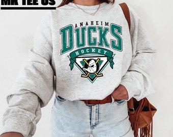 Anaheim Mighty Ducks Vintage Hockey Sweatshirt Trevor Zegras 