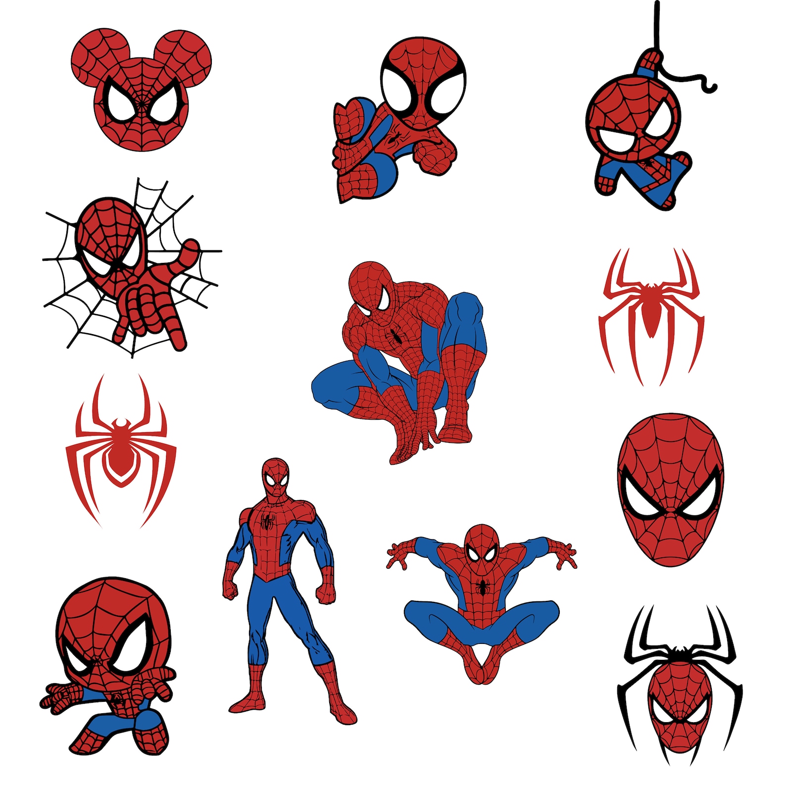 Spidey and His Amazing Friends SVG Bundle, Spidey Birthday, Spidey
