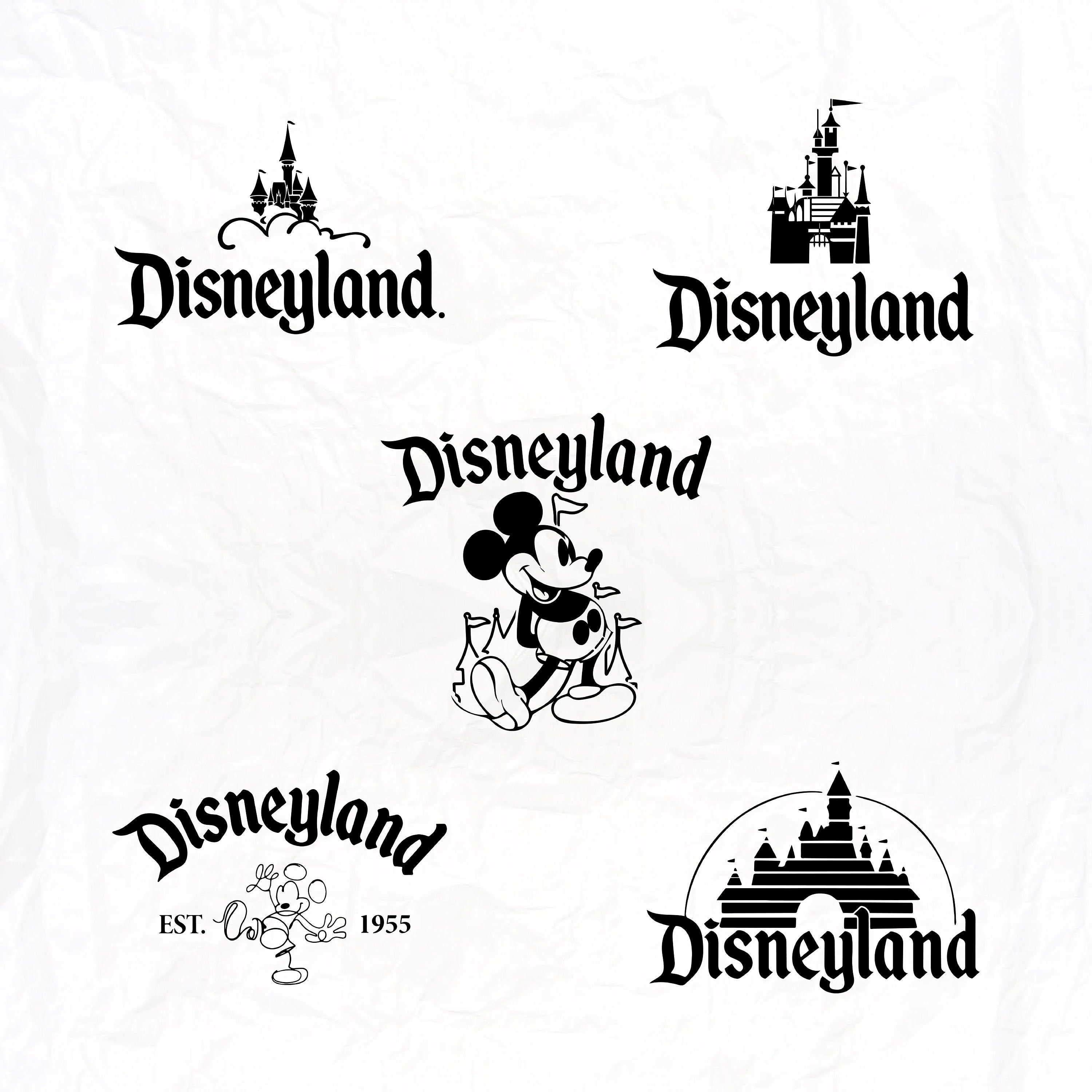 Disneyland Text SVG, Disneyland Alphabet SVG, Disneyland Font Svg