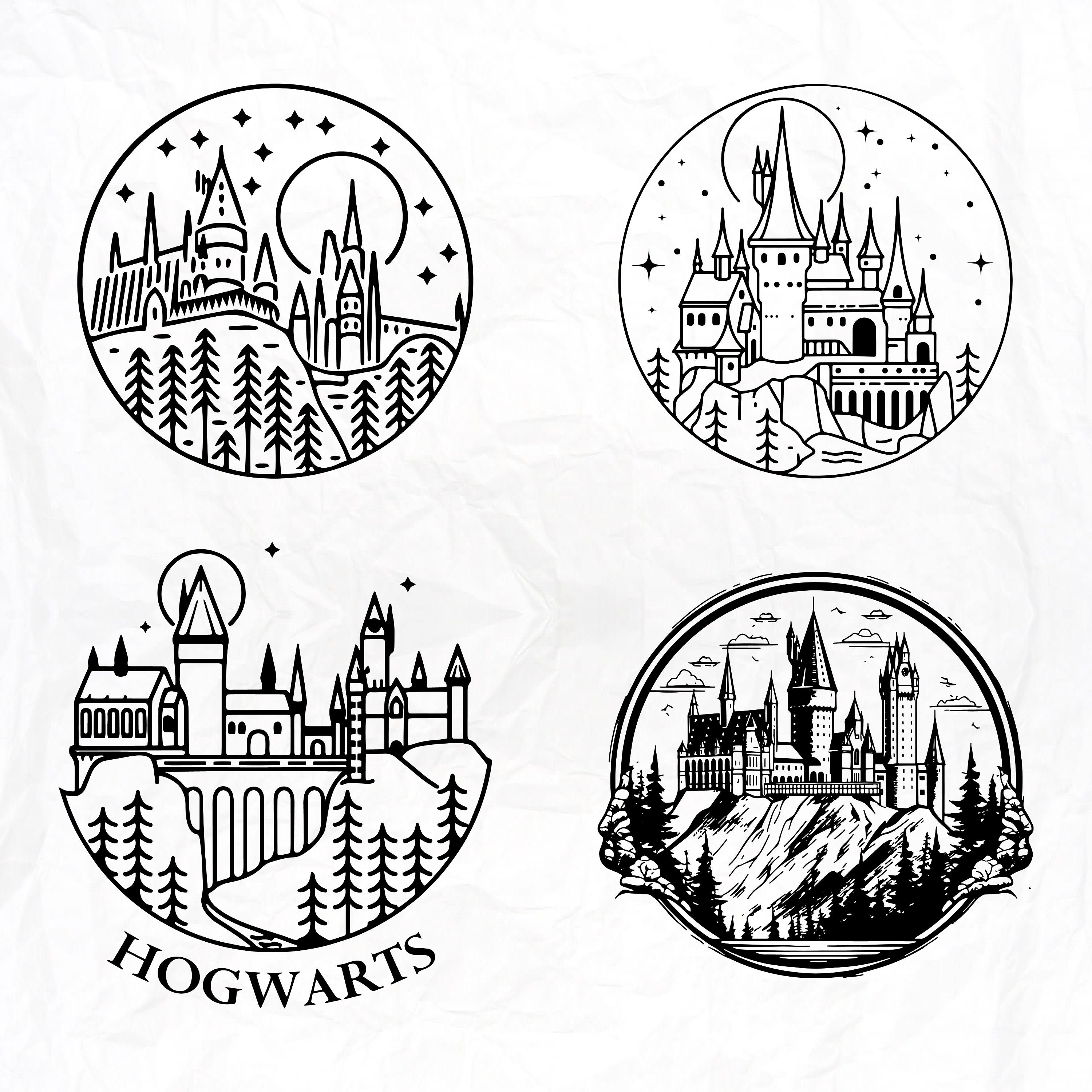 Hp Hogwarts Alumni Hogwart Svg Hogwarts Harry Hogwarts Etsy