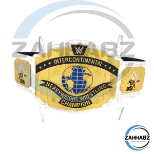 Wwe intercontinental championship replica title belt Etsy Canada