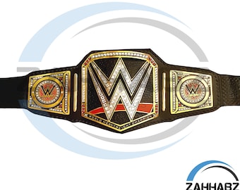 World Heavyweight Championship W Black Belt Wrestling Champion Title belt Gift for him