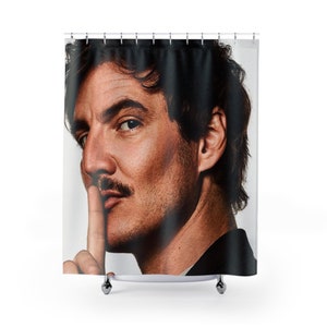 Pedro Pascal Shower Curtain