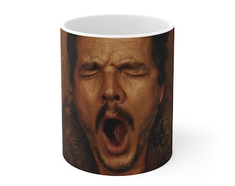 Taza de cerámica Pedro Pascal 11oz