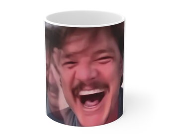 Happy Pedro Pascal Keramisk Mugg 340 ml