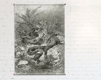 Hunting Python Jungle Wall Hanging