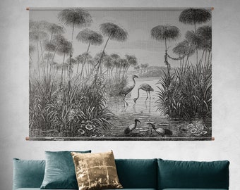 Flamingos in a Pound Wall Hanging