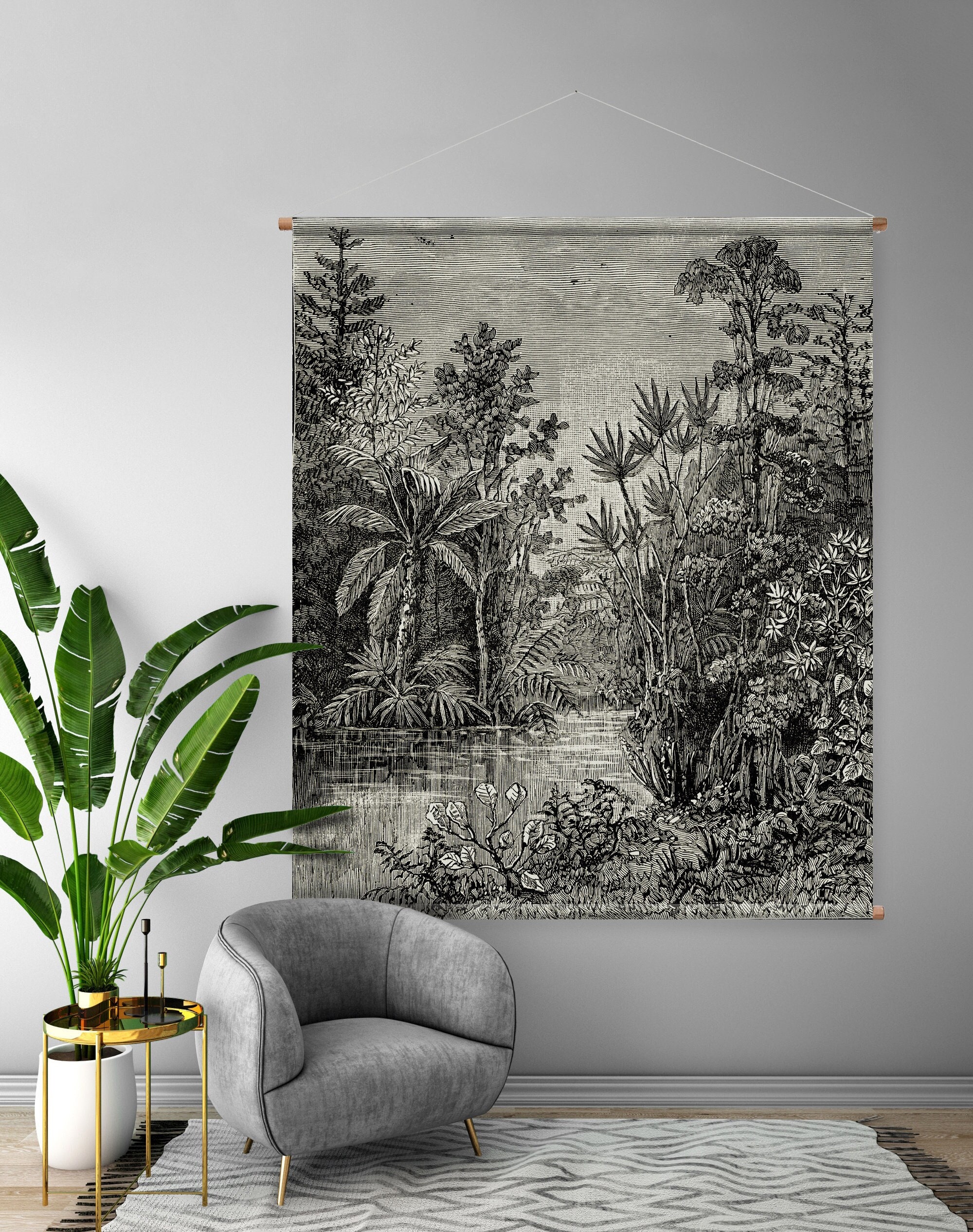 Arbre De Vie Tapisserie-Murales - Lumière Noire Tenture Murale Xxl Uv