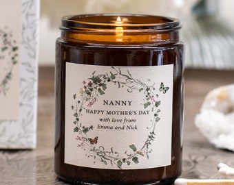 Personalised Mother’s Day Candle | Thoughtful, Unique, Personalised Gift for Nan | Nanny | Granny | Grandma | Nanna