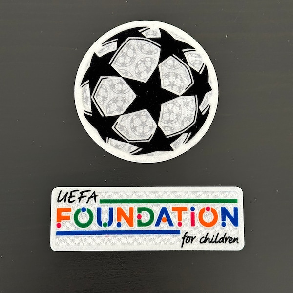 Patch Champions League 23/24 22/23 + UEFA foundation for children