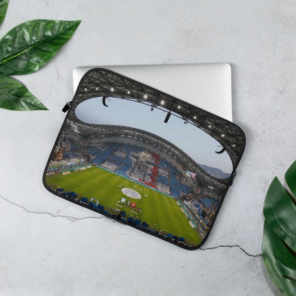 Stade Vélodrome Marseille OM Housse pour Ordinateur Portable 13" et 15" Mac et PC