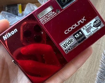 デジタルカメラ Nikon coolpix S70 RED Nikon COOLPIX S70 12.1MP Digital Camera - Red for sale