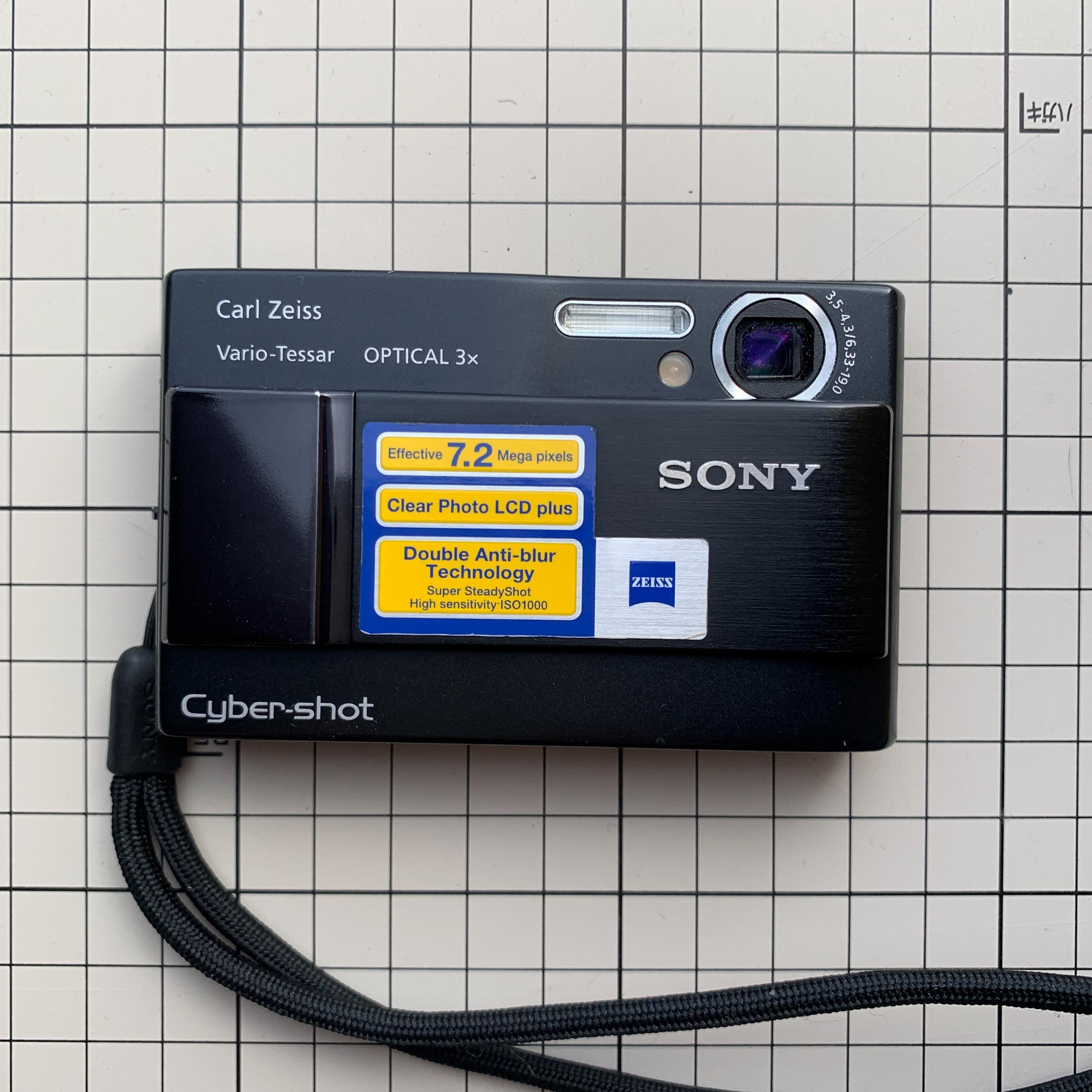 Appareil Photo Numérique Sony Cyber-shot DSC-T10 - Compact Gris - Testé Et Fonctionnel - Occasion