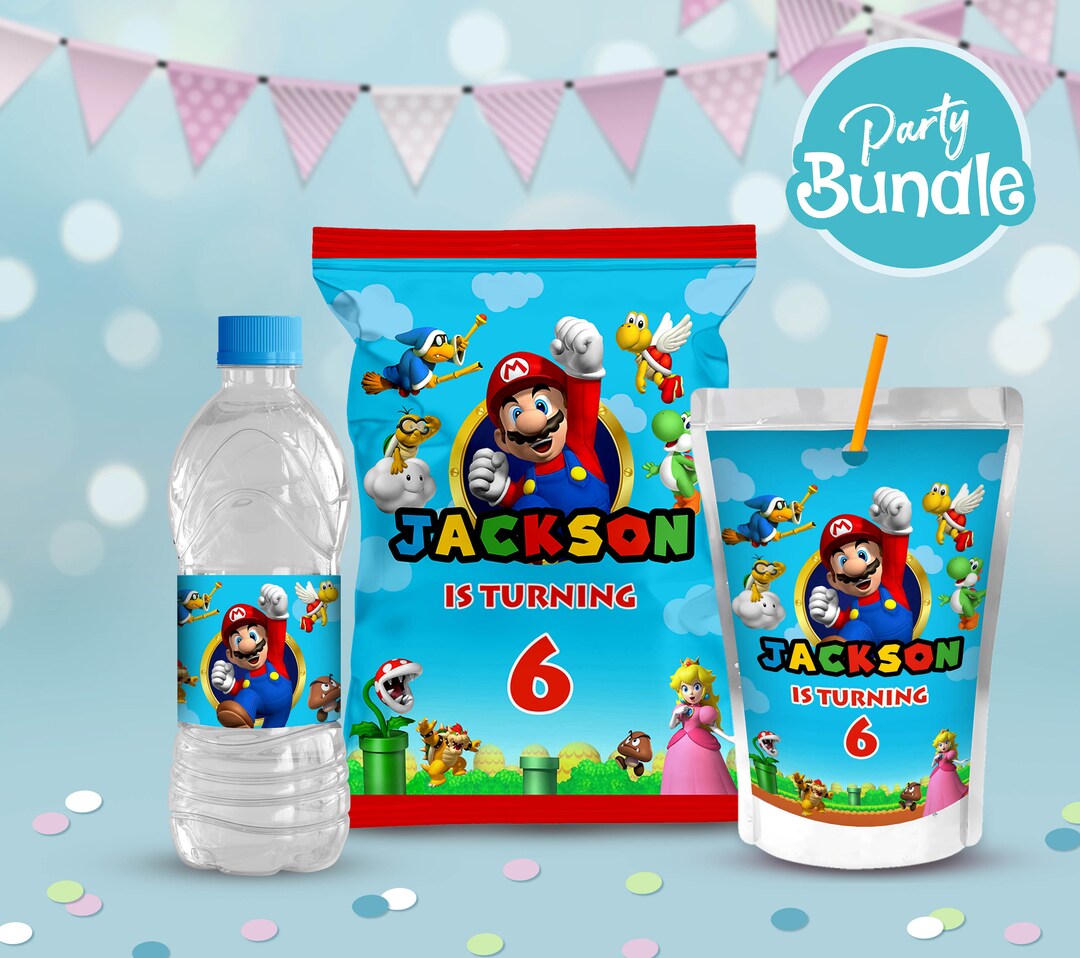 Super Mario Printables Super Mario Decorations Super Mario Etsy UK