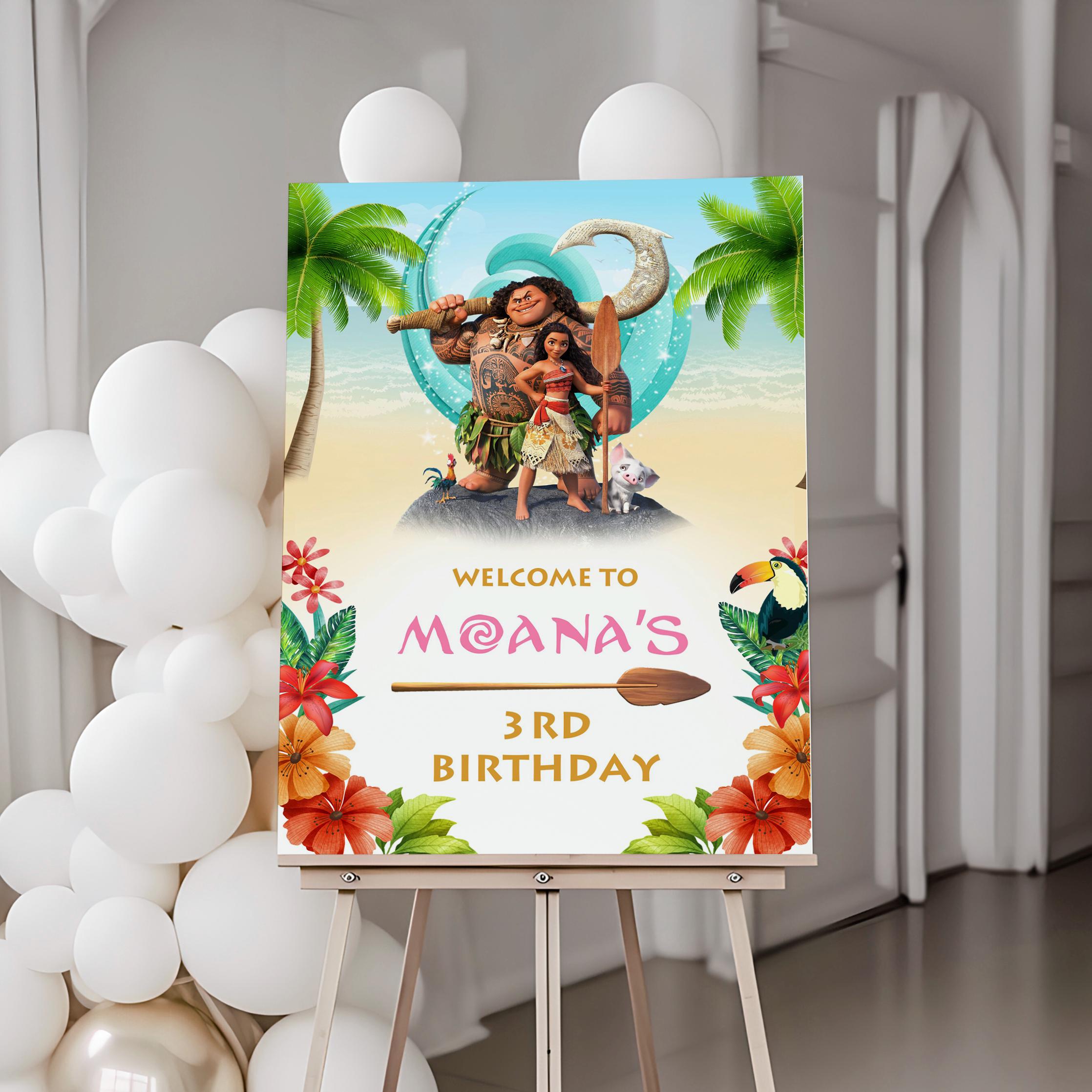 30 Stuks Glitterachtige Moana Geïnspireerde Cupcake Toppers Moana Cake Hawaiian Verjaardagsfeestje Decoratie Voor Tropisch Luau Zomerfeest  15