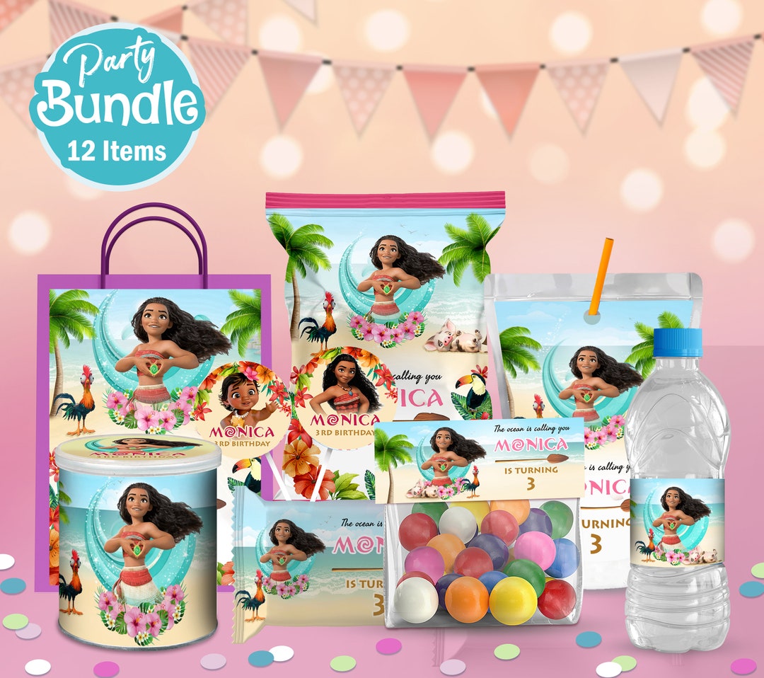 Moana Party Printables Package, Big Moana Birthday Party, Party ...