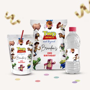Toy Story Party Kit, Toy Story Birthday Decoration, Printables Chip bag, Water Bottle, Caprisun Labels, Toy Story Party Favors, Decor, B300