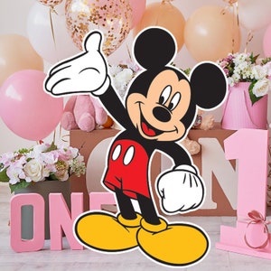 Mouse Cutout, Backdrop Big Decor, Mouse Theme Party Decoration Baby shower Or Birthday Party Stand Up Prop, Digital Download