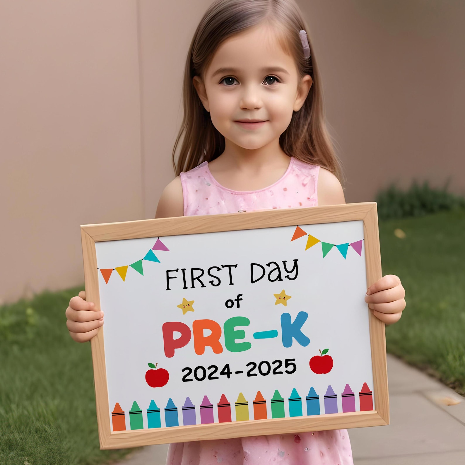 First Day of PREK School SIGN, Printable PRE-K Sign, 1st Day of Prek ...