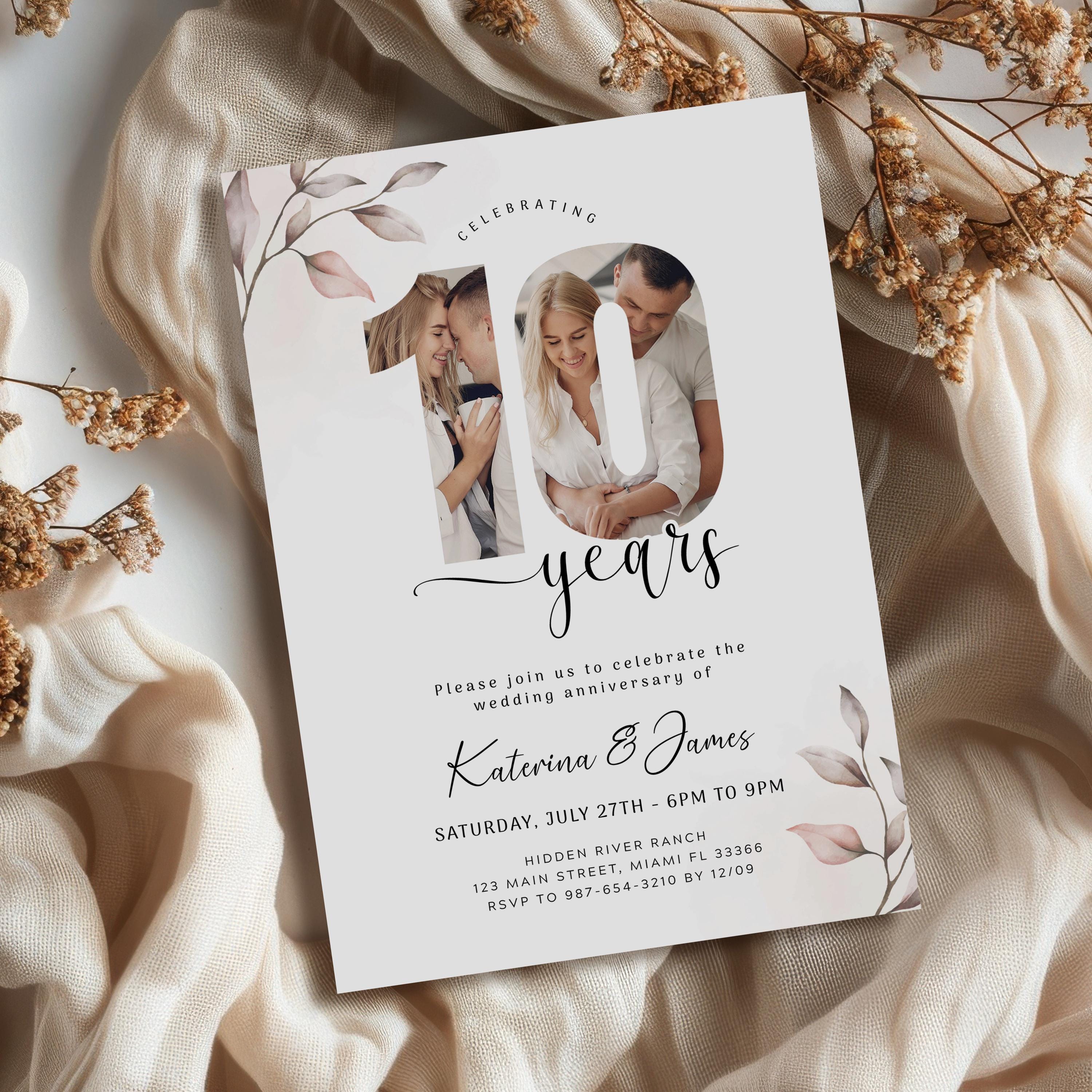 Personalised 30th WEDDING ANNIVERSARY CARD Pearl Anniversary Wife Husband Couple