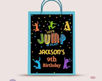 Jump Birthday Gift Bag For Kids Boys Girls Let'S Jump & Play