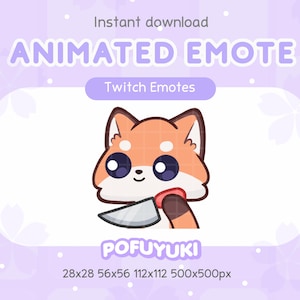 Animated Fox Knife Emote