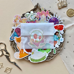 Sticker Mystery Bag // 3 voor de prijs van 2 // Voor scrapbooking, notitieboeken en tijdschriften