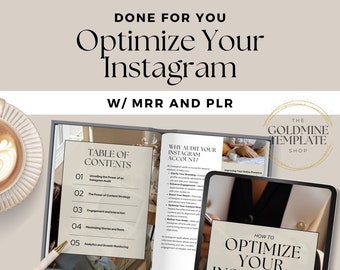 Instagram Audit Ebook with Master Resell Rights (MRR) with Private Label Rights (PLR) Done For You ebook, DFY Digital Product