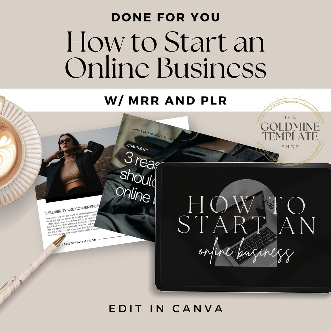 How to Start an Online Business Ebook Template With Master Resell ...