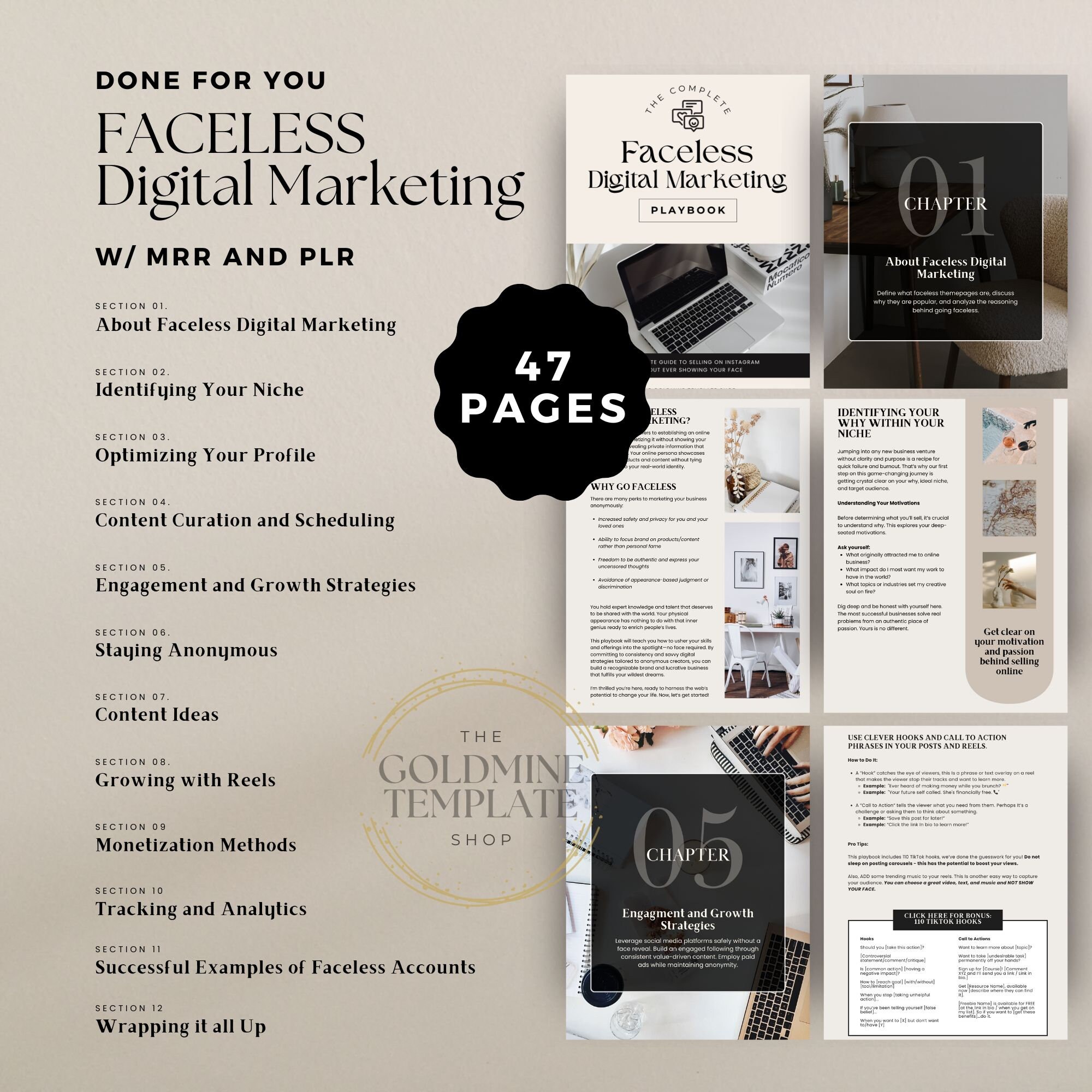 Faceless Digital Marketing Ebook W Master Resell Rights (MRR) and ...
