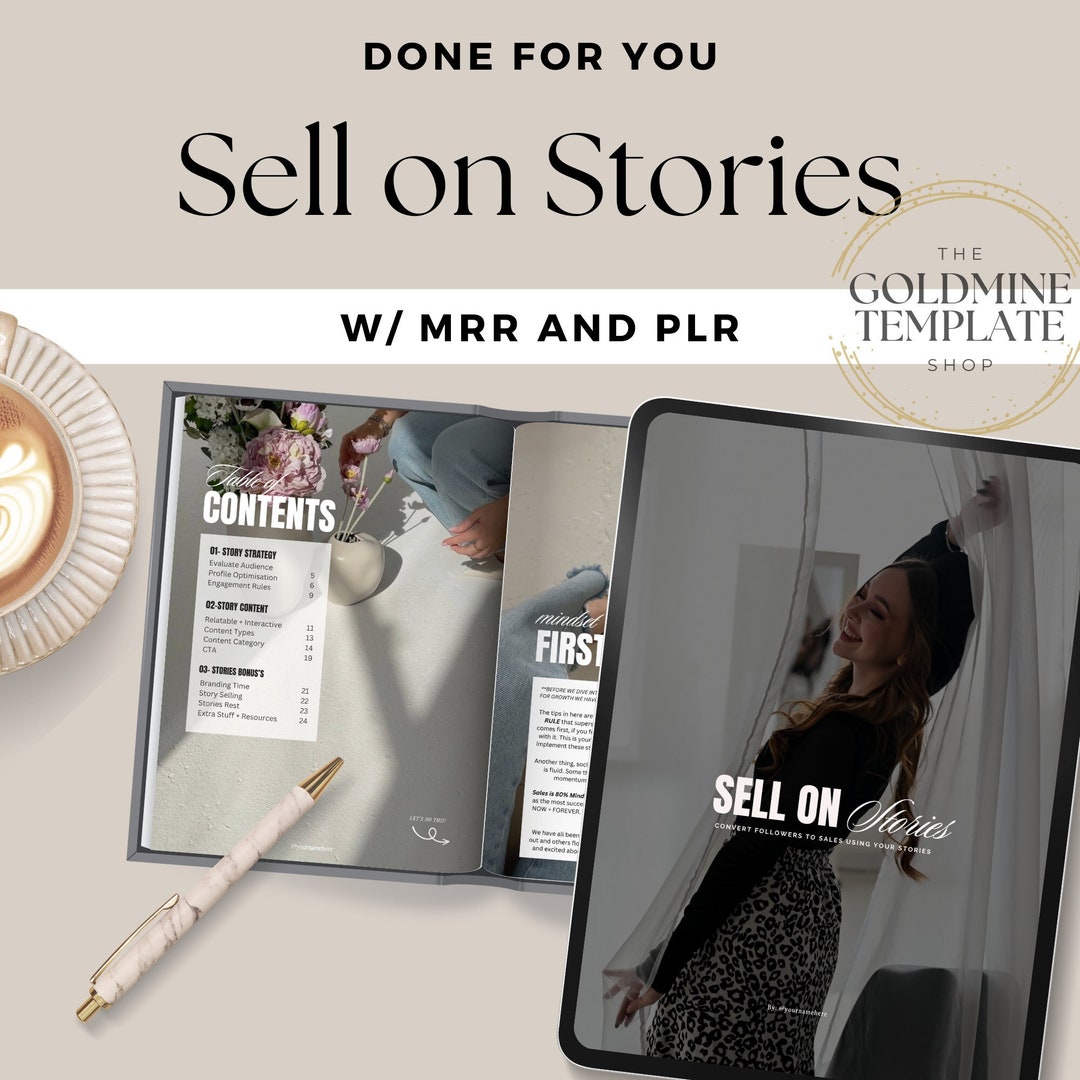 Sell on Stories Ebook/guide With Master Resell Rights (MRR) and Private ...