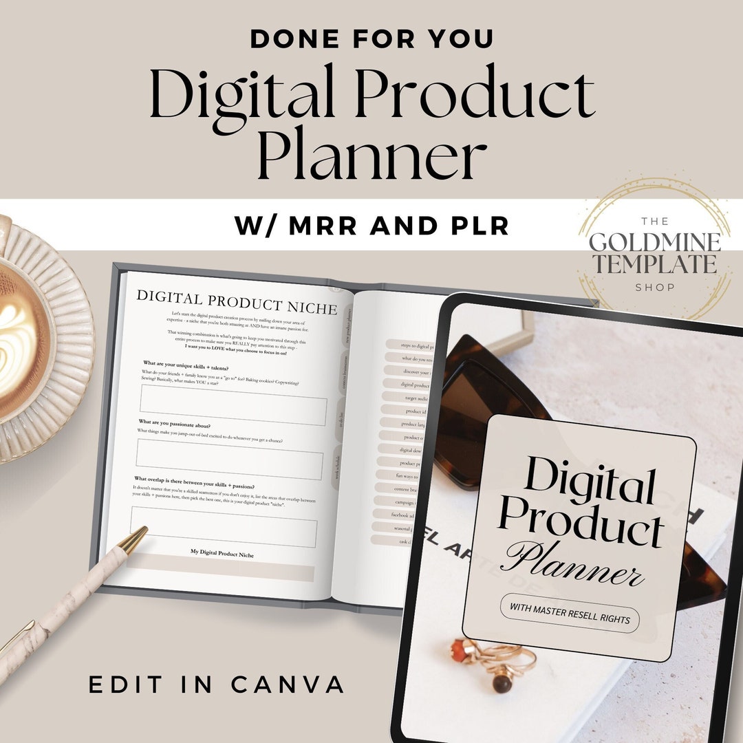 Digital Product Planner With Master Resell Rights and Private Label ...