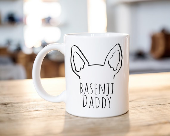 Basenji Daddy Mug, Dog Dad, Pet Parent, Dog Lover Coffee Cup