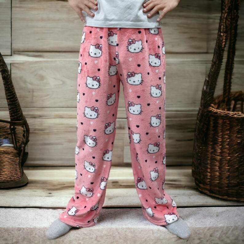 Adorable Hello Kitty Pajamas Perfect for Matching Couples or Any Hello