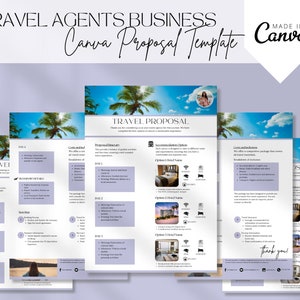 Travel Agent Proposal Template Travel Advisor Marketing Forms New