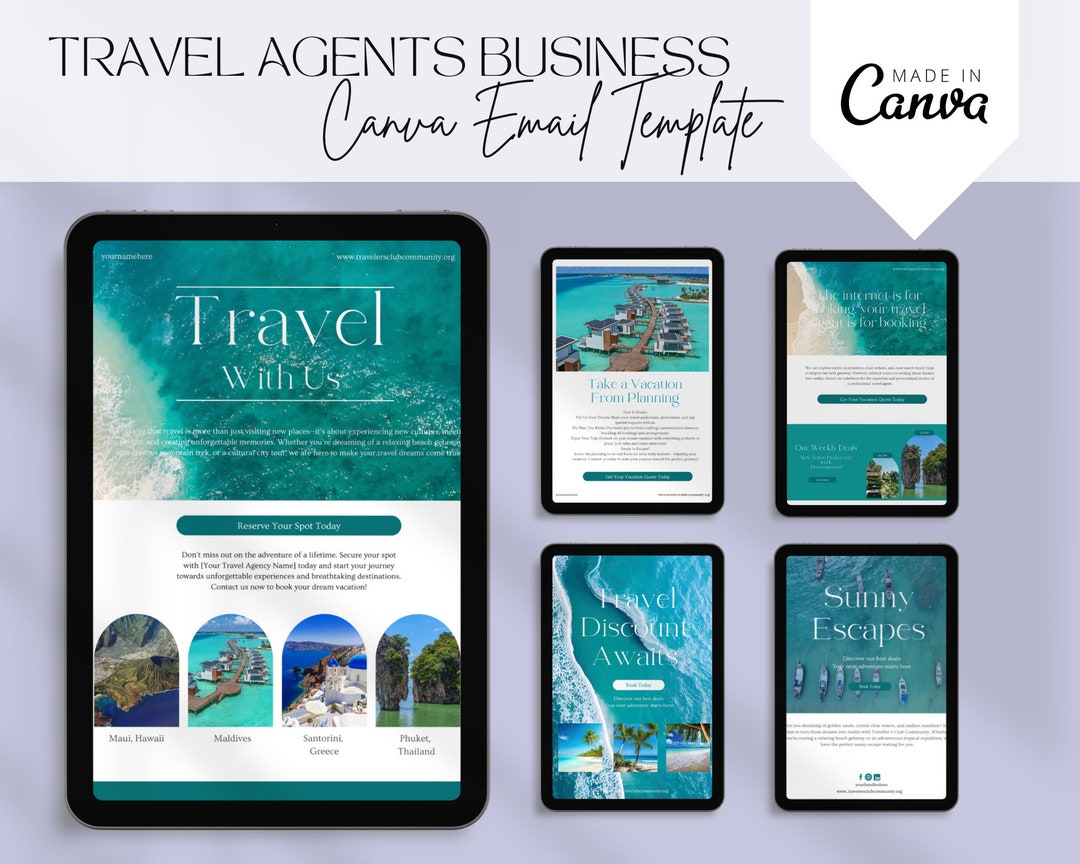 Travel Agent Email Templates Newsletter Templates Travel Advisor Small ...