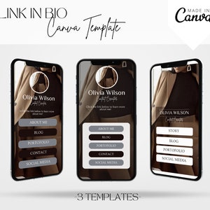 Link in bio template canva| Linktree canva template| Instagram landing page| Tik tok template. Canva Link in bio| Link in bio canva| Landing