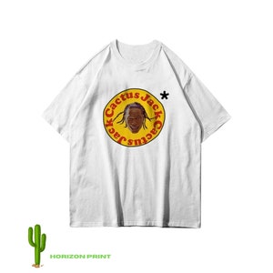 Travis Scott T-Shirt , Oversize Hip Hop T-Shirt, Print Tee, Cactus Jack Tshirt
