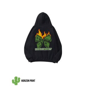 Me encanta el dinero, sudadera con capucha, sudadera con capucha de hip hop, sudadera de gran tamaño, sudadera con capucha unisex, sudadera con capucha de diseñador estampado