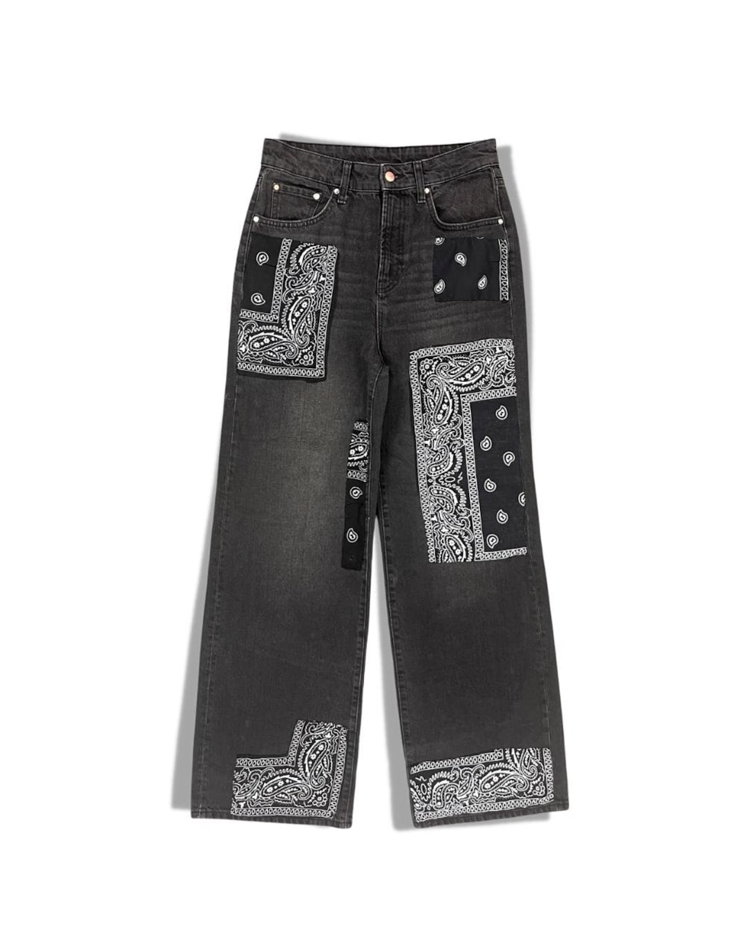 Baggy Fit Bandanna Jean, Special Baggy, Bandanna Patched Baggy Fit Bandanna Jean, Special Baggy, Bandanna Patched
