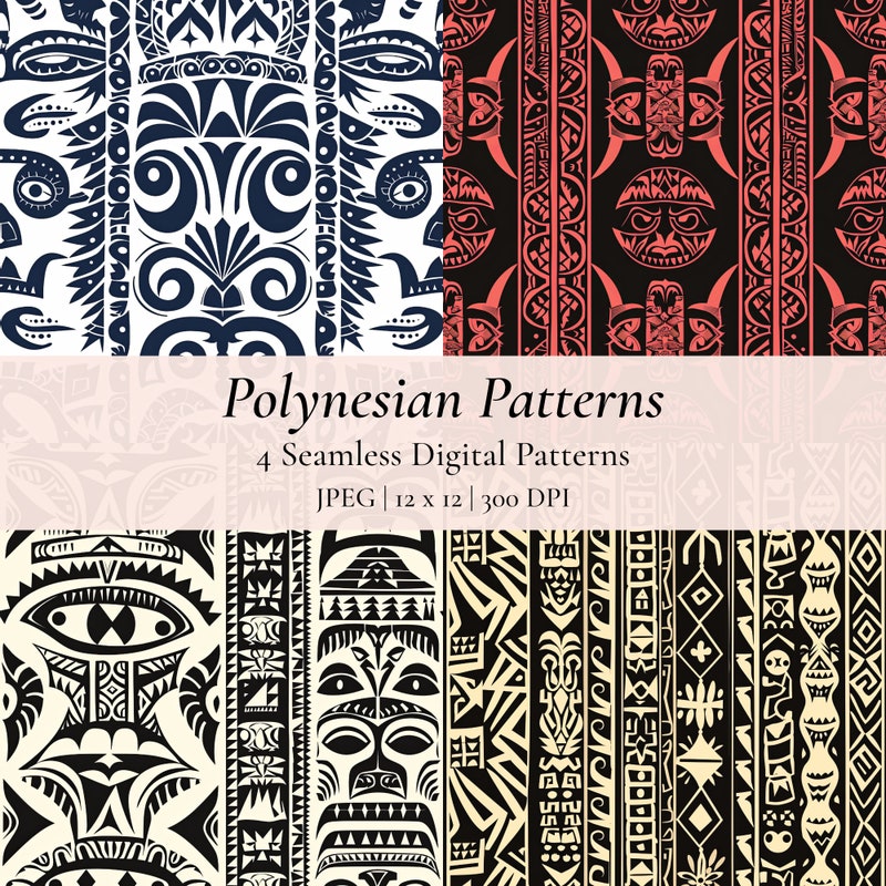 Polynesian Patterns - Etsy