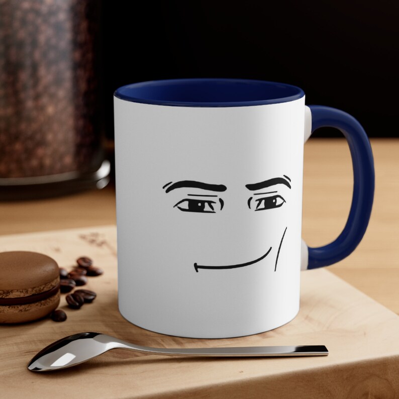 Roblox Man Face Mug, Roblex Mug, Gamer Roblox Face Mug, Gamer Mug