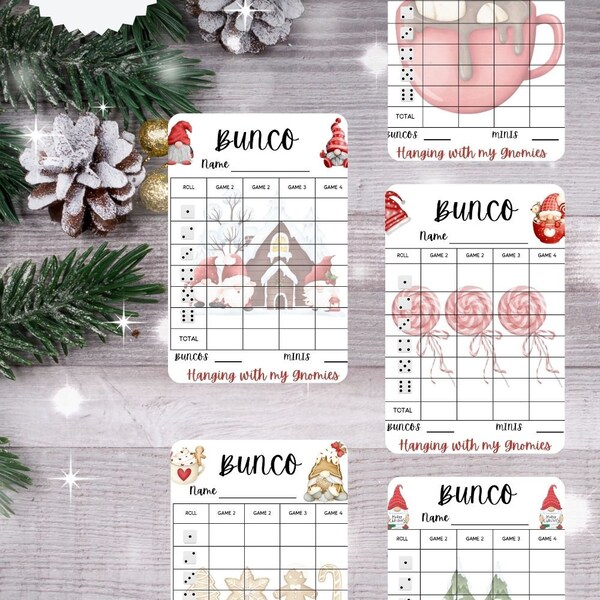 Christmas Bunco Dice Game - Roll into the Festive Spirit!