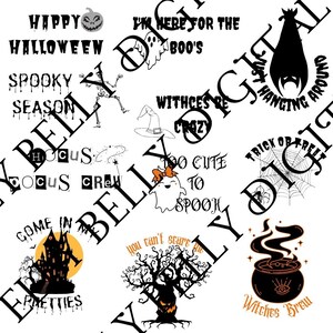 Spooky Ghost SVG Bundle, Halloween SVG Bundle, Trick or Treat, Spooky, Funny, Fun SVG