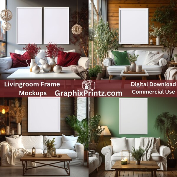 Duo Vertical Frames Etsy