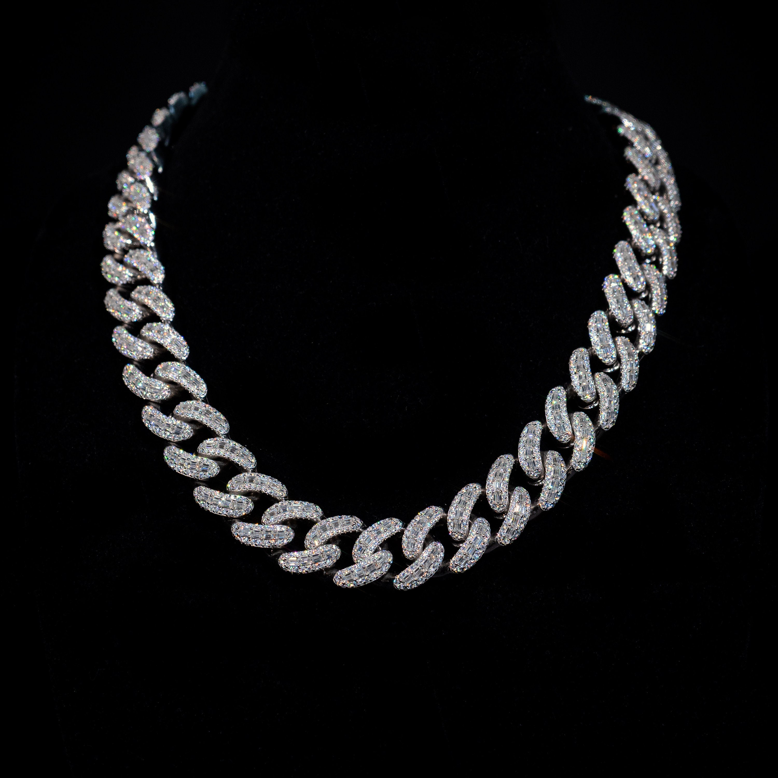 Diamond studded hotsell cuban link